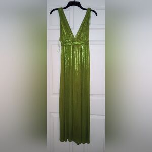 Sincerely Jules Women's Green Cocktail Maxi Dress Size S ( New Without Tag)